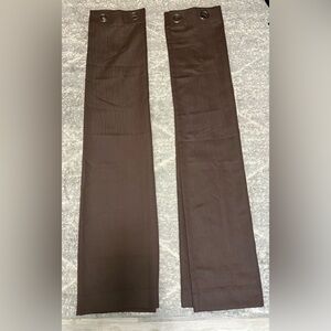 Brown black out curtain panels